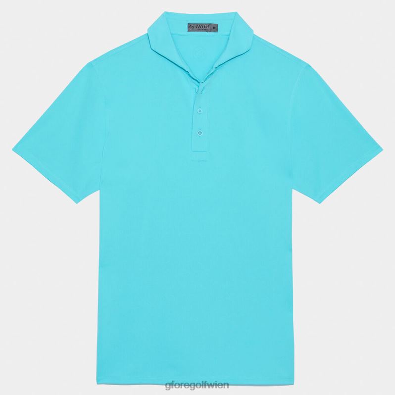 Kleidung bei G/FORE unisex Unverzichtbares, modernes Slim-Fit-Poloshirt aus Tech-Piqué mit breitem Kragen Sardinien T2DN817