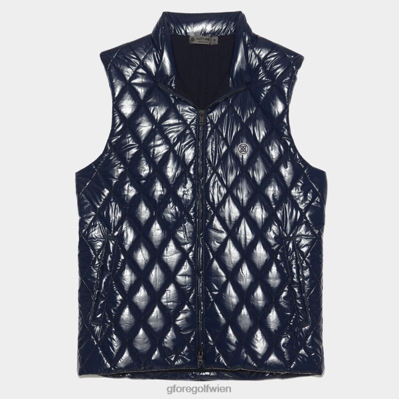 Kleidung bei G/FORE unisex Gesteppte Pufferweste mit Futter aus polierter Nylonwolle Dämmerung T2DN8126